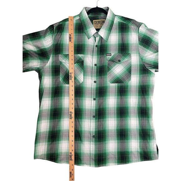 Dixxon Flannel Company Form & Function Work Shirt Mens Green SS Button Up - 2X - Picture 10 of 14